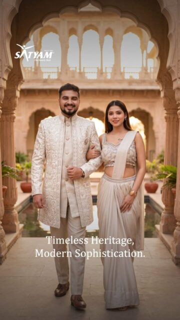 Your dream groom look?
FLAT 50% OFF 👑 Dress Like The Groom
The royal look everyone remembers. Tag your wedding partner.
Your wedding day deserves a grand entrance.
From luxurious sherwanis to regal detailing, every outfit is crafted to make you look unforgettable.
🔥 FLAT 50% OFF on Premium Groom Collection.
Only at Satyam Mall.
Big Billion Sale is live from 1st July! Upto 50% Off.
Comment "ROYAL" and we'll help you choose your perfect wedding look.
📍Juni Shukrawari Road, Opp. Bank of India, Sakkardara, Nagpur.
📞 85300 26682
#viralcouple #weddingshopping #trendingreels #explorePage #fyp
{Couple wedding outfit, Indian couple, matching dress, Ethnic couple look, wedding, Indo western couple outfit, Wedding guest outfit, Designer lehenga with sherwani, Mehendi outfit, couple, Couple outfit, Ethnic wear, Festive, couple outfit ideas, Designer, ethnic wear}