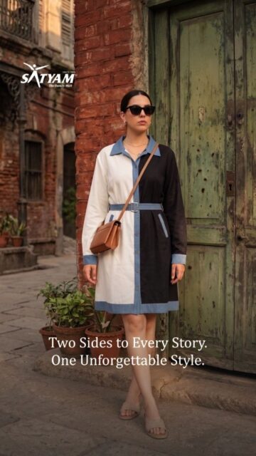 Which side speaks to you more? 👇
Sabse Simple Silhouette. Sabse Zyada Character.
Ye look date night ke liye ya weekend getaway ke liye?
Kabhi kabhi ek hi outfit mein do stories chhupi hoti hain.
Ek side classic, doosri side bold.
Ye color-block shirt dress aur denim collar aur cuff detailing ke saath perfectly balance karta hai simplicity aur statement dono.
Perfect for coffee walks, weekend brunches, aur un moments ke liye jab aap dikhna chahti hain effortlessly put-together.
Big Billion Sale is live from 1st July! Upto 50% Off.
Comment "CASUAL" to shop this modern look!
📍Juni Shukrawari Road, Opp. Bank of India, Sakkardara, Nagpur.
📞 85300 26682
#EthnicWear #BlueKurtaSet #FashionReels #OOTD #TrendingReels
{kurta set, indian fashion, festive style, trending suit, stylish look, fashion finds, daily wear, outfit idea, office wear, ethnic wear, cotton, genz, indo western, instagram reel, viral fashion, shorts dress, western wear, denim dress, black and white dress}