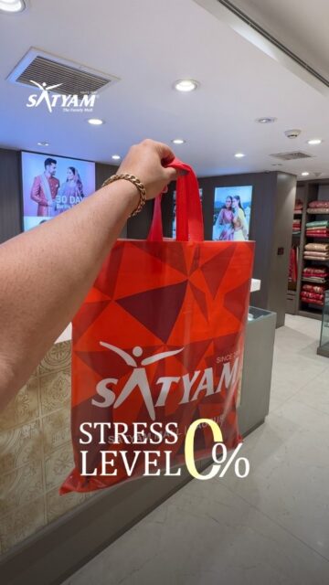 Stress level 99%... one look at Satyam Mall and it drops to 1%! 

Only one thing that can make my stress level go from 99% to 1% 🛍️

The Great Big Billion Sale is here with up to 50% off on everything for your wedding and festive shopping. 

No more stress, just shopping - from wedding wear to party wear, find it all under one roof. 

Visit today before the sale ends!

📍Juni Shukrawari Road, Opp. Bank of India, Sakkardara, Nagpur. 
📞 85300 26682 

#shoppingmood #retailtherapy #fyp #trending #viral

{Satyam Mall Nagpur, Big Billion Sale Nagpur, Sakkardara shopping mall, wedding shopping Nagpur, family mall Nagpur, Shopping Reel, Boutique Finds, Kerala Fashion, Wedding Shopping, Social Media}