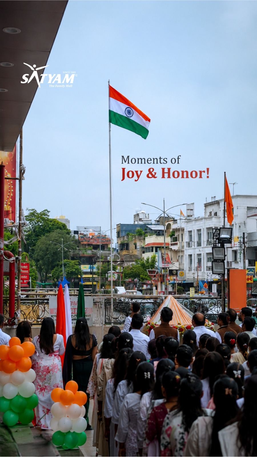 Happy Independence Day! 🧡🤍💚
Satyam Mall's morning was painted in the colours of the tricolour!🎉
78 years of freedom, celebrated with patriotic songs, an electric atmosphere, and Nagpur's unwavering love.
This Independence Day ceremony gave everyone a moment to remember, full of music, emotion, and unity.
📍Juni Shukrawari Road, Opp. Bank of India, Sakkardara, Nagpur.
📞 85300 26682
#independenceday #independencedayspecial #jaihind #proudindia #viral
{Independence Day, Celebration, Nagpur Events, Freedom, 15 August, Indian Flag, India, Indian News, Nagpur, Trending, Viral, Vande Mataram, Peaceful, Desh Bhakti, Bharat, Fresh Every Day, Tiranga}