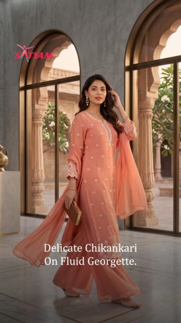 What do you love most?
.
Soft peach, delicate embroidery and a beautifully flowing palazzo silhouette — this set is the definition of graceful desi glam. Feminine, elegant and effortlessly flattering, it’s made for festive days, family celebrations and those occasions where you want to look beautifully put together.
.
Comment PEACH if this look is your vibe.
.
📢 Big Billion Sale is LIVE from 1st July! Upto 50% Off.
📍 Juni Shukrawari Road, Opp. Bank of India, Sakkardara, Nagpur.
📞 85300 26682
.
#PalazzoSet #PalazzoSuit #PeachOutfit #PeachSuit #SatyamMall
{Party Wear, Cocktail Party Wear, Trending, Outfit Idea, Viral, Fashion, Style, Wedding Outfit, Styling Tips, Indian Fashion, Birthday Outfit, Ethnic Wear, Designer Wear, FYP, Foryou Page, Bridal Outfit, Casual Wear, Indian Dress, Festive Find}